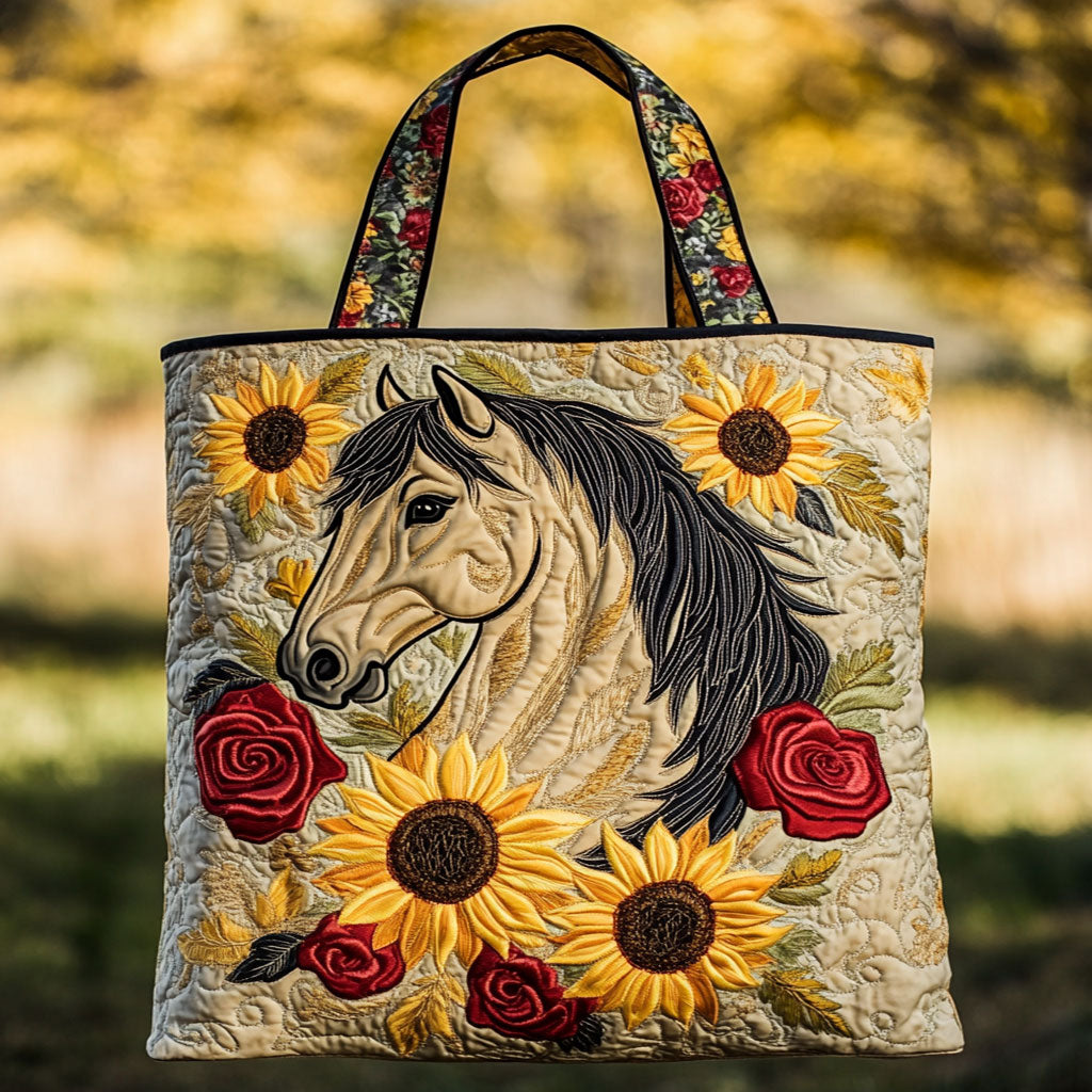 Yerli At Desenli Tote Çanta