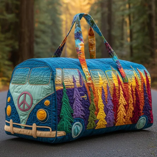 Ceļojuma soma "Adventure Van" ar izšuvumu