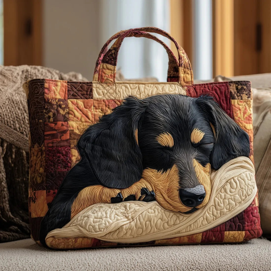 El Yapımı Çanta - Dachshund