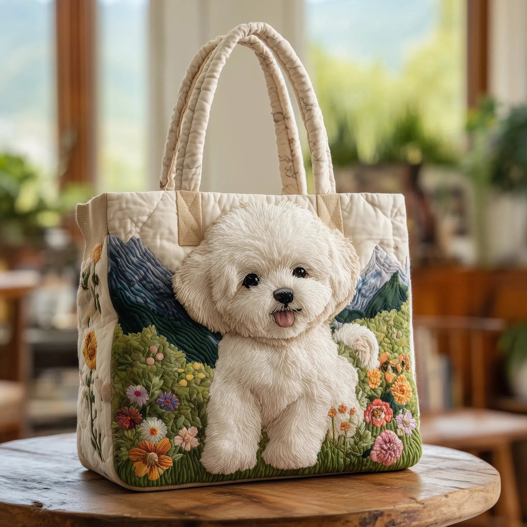 Sanatçı Yastıklı Çanta - Büyülü Köpek